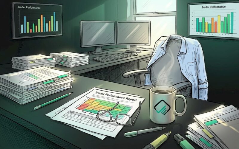 Trader analyzing prop firm ranking sheet