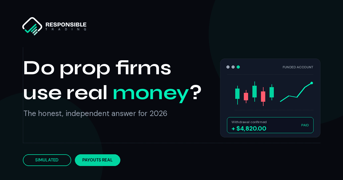 Do prop firms use real money